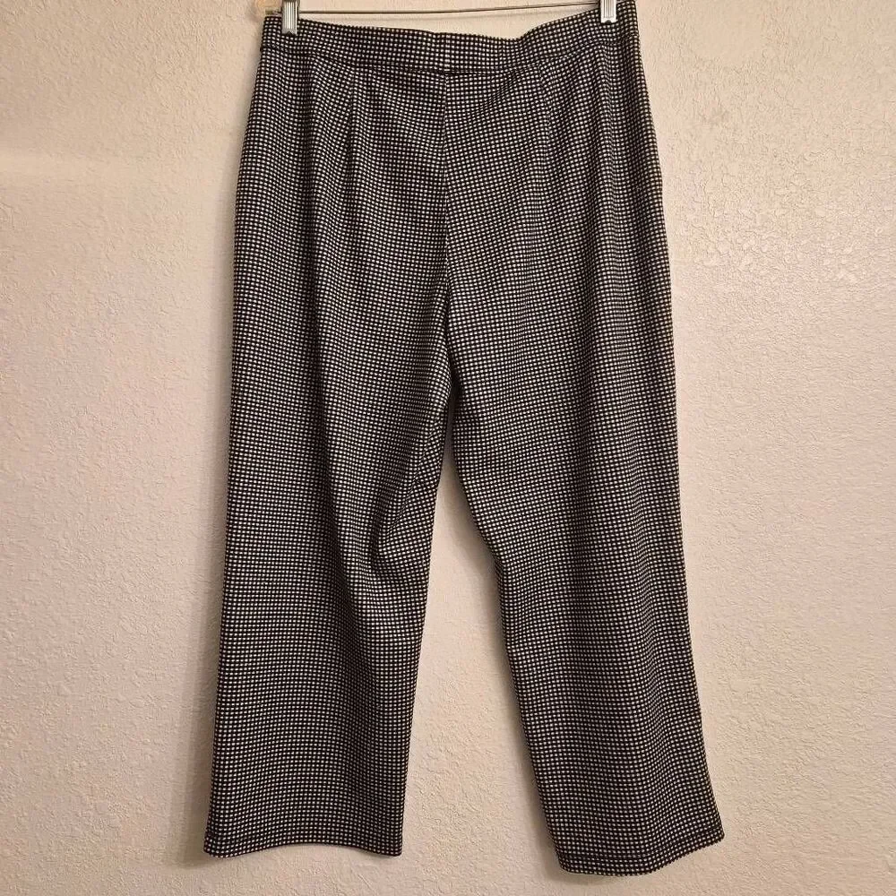 Sanctuary Houndstooth Stretch Capri Pants: Flattering Fit, Classic Sexy Chic